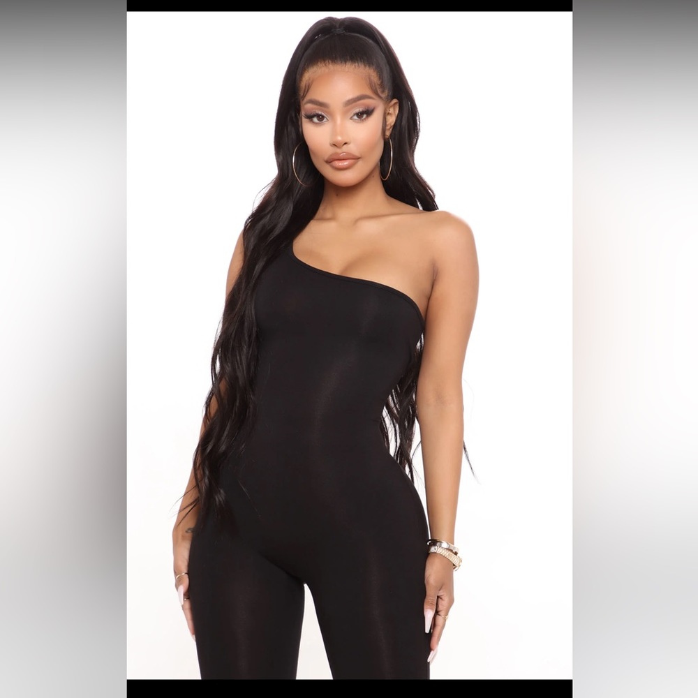 Fashion Nova One Shoulder Jumpsuit